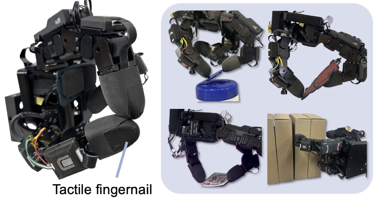 A uSkin Fingertip with a Tactile Fingernail for Contact-Rich Dexterous Manipulation thumbnail